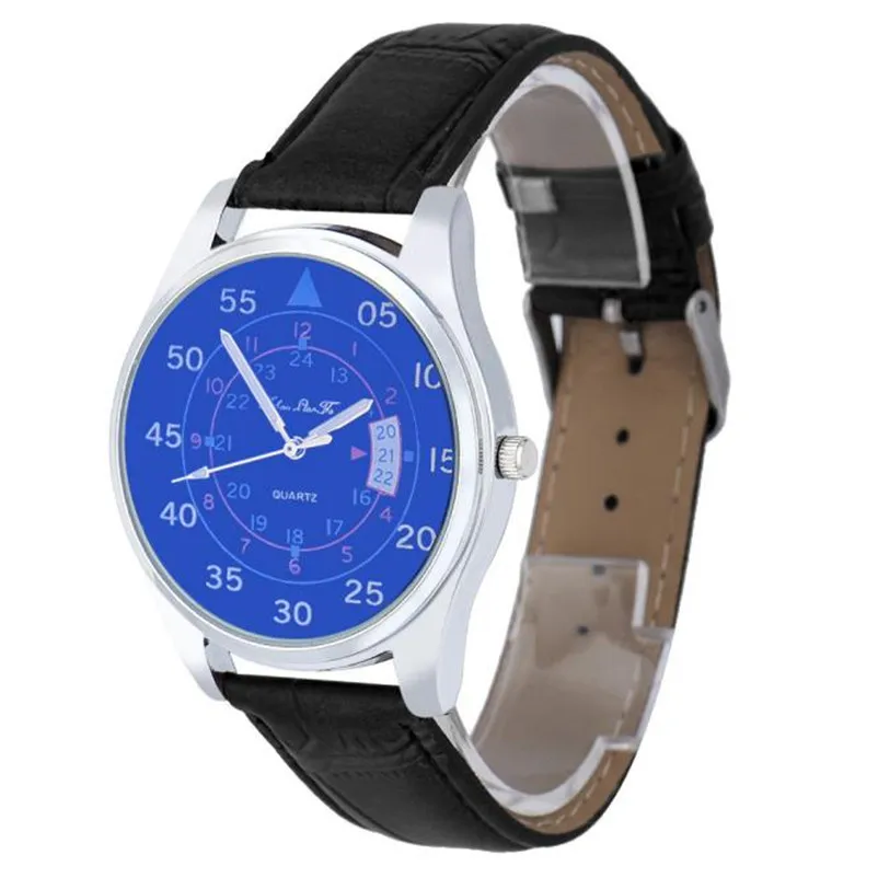 Men's watches quartz leather Time watch band leather Analog Quartz Wrist Watch clock men sport Casual Relogio masculino M16 (4)