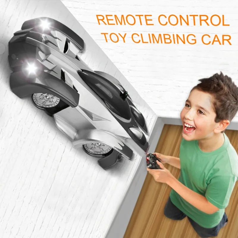 

Droipship Smart Home Control Remote Control Car with LED Lights 360 Degree Rotating Stunt Toys Antigravity Machine Wall Racer