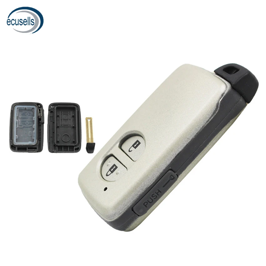 Replacement 2 Button Remote Key Case Fob for Toyota Land Cruiser Prado