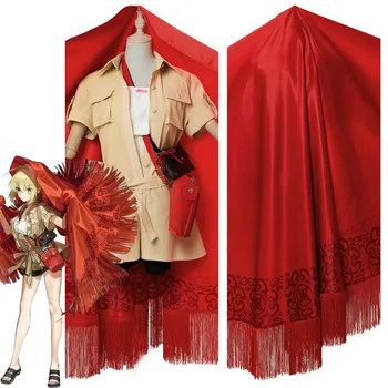 

[STOCK] 2018 Anime Fate Grand Order Nero Saber Third Anniversary Uniform Full Set For Women Halloween Carnival Free Shipping New