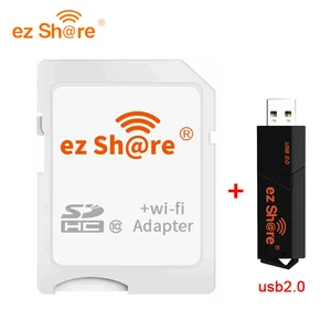 2018 Специальное предложение прямые продажи ez share Wifi адаптер Wifi sd карта и кардридер можно использовать 8 г 16 г 32 г без micro sd карты - изображение