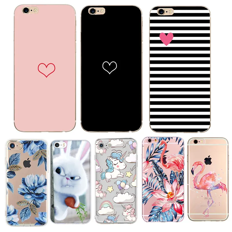 

For iPhone 6s Case iPhone 7 8 Plus Marble Lover Pattern TPU Silicone Phone Cases For iPhone X 6 6s 5 5s SE Back Cover Coque