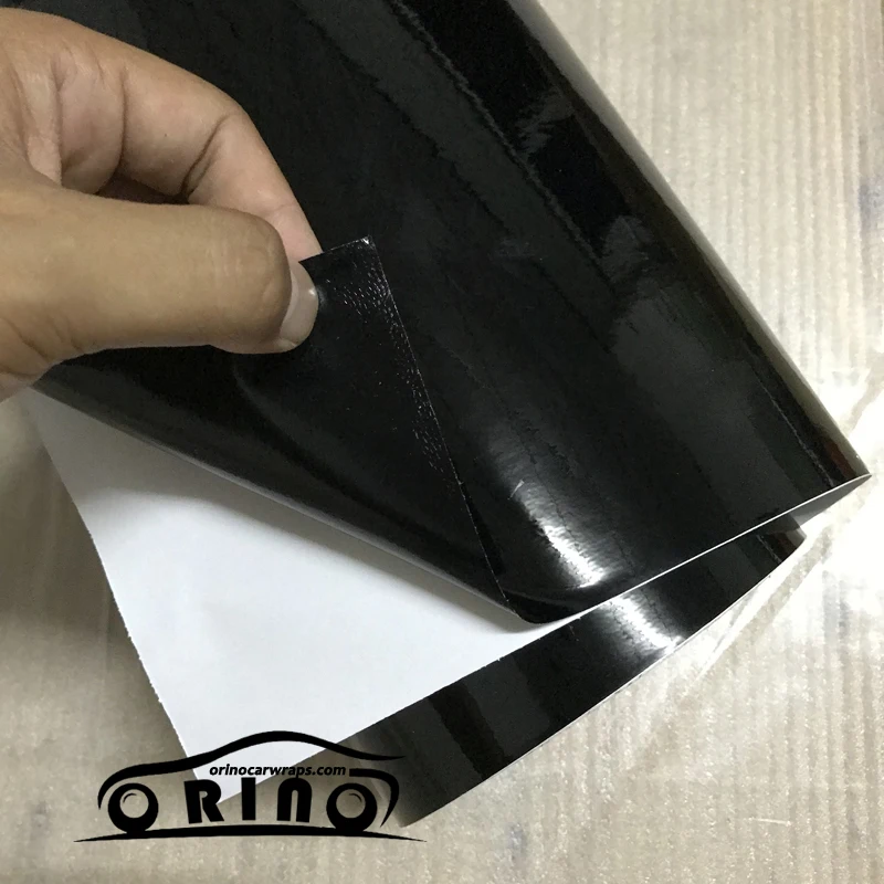 Black Glossy Vinyl Film Wrap-2