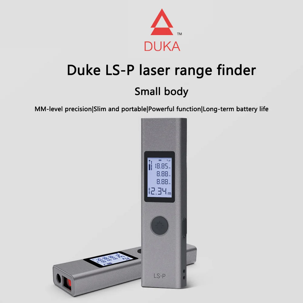 Duka лазерный дальномер 40 м LS P USB вспышка для зарядки высокая точность измерения