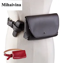 Mihaivina Новая Винтажная Женская поясная сумка модная Женская поясная кожаная женская сумка пакет Femal чехол для телефона маленькая поясная сумка