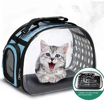 

TPFOCUS Portable Transparent Pet Bag Cage with Breathable Holes for Outdoor Cats Dogs Use Footprint Transparent Package 2019