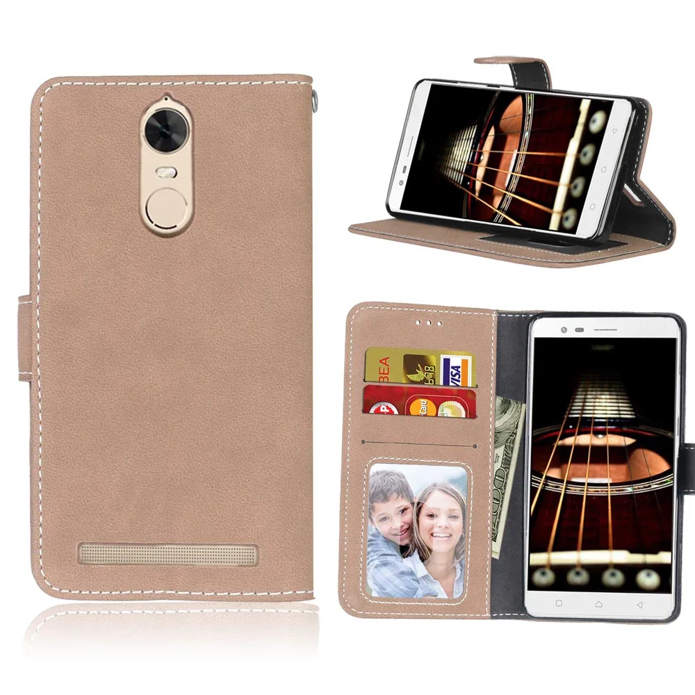 

Luxury PU Leather Wallet Cell Phone Case for Lenovo K5 NOTE Cases Frosted Cover with Card Holder Bag for Lenovo K5 Note K5NOTE