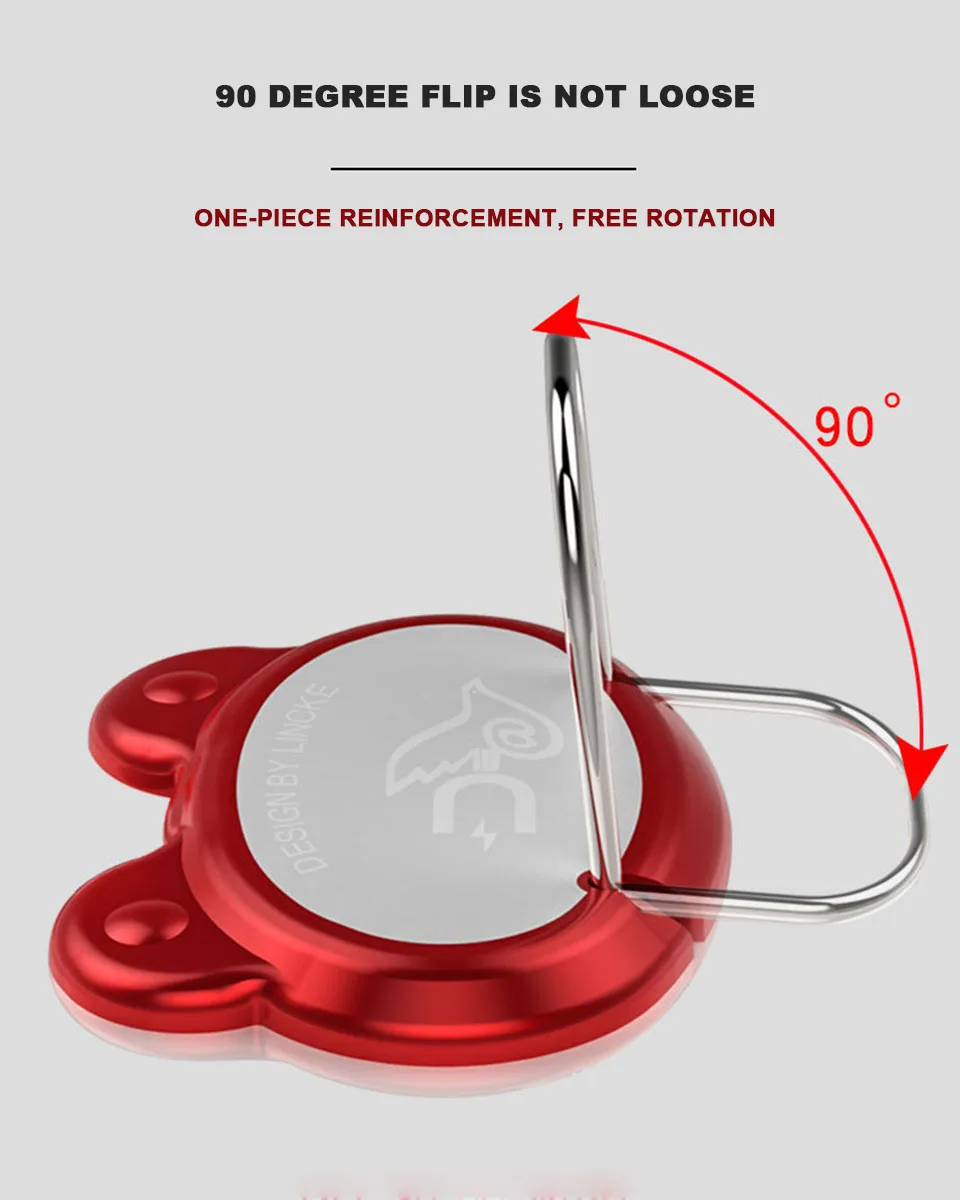 universal magnet metal phone ring finger holder frog shape samrtphone ring holder for mobile phone (2)