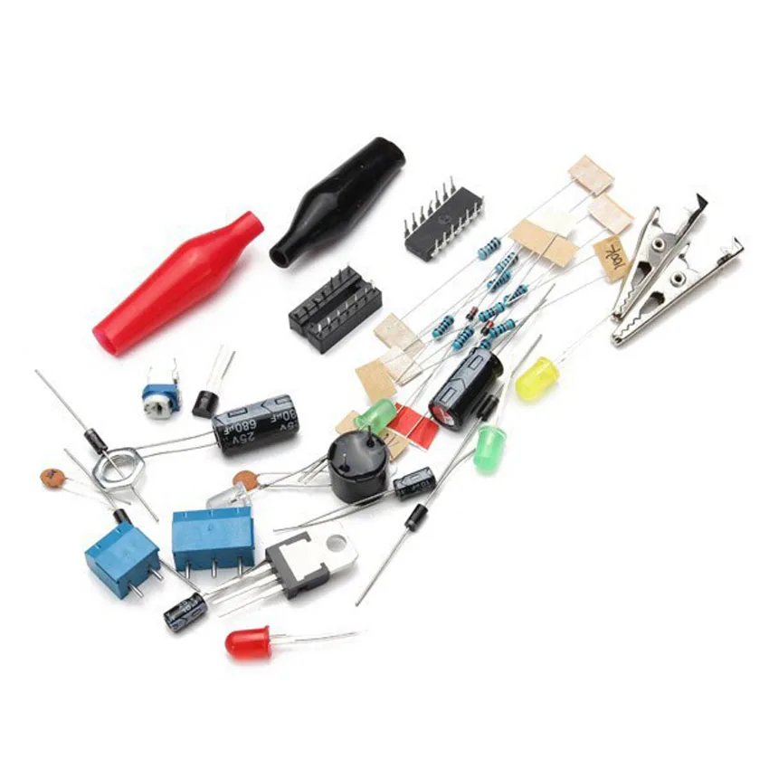 CNIKESIN DIY Kit LM317 Регулируемое напряжение 220 В до 1,25 в-12,5 в понижающий модуль питания печатная плата электронные комплекты