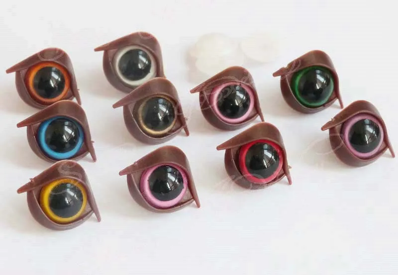 Buy 40pcs 12mm mixed color plastic safety toy eyes