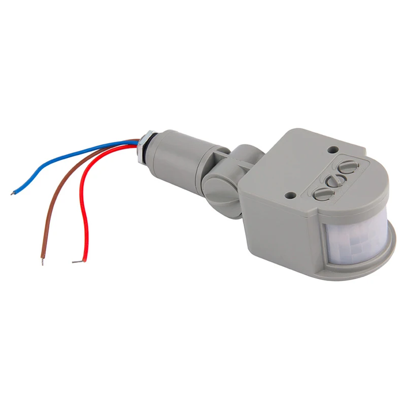 Движения Сенсор светильник переключатель переменного тока для внешнего использования 220V Автоматический Инфракрасный датчик движения PIR Сенсор переключатель для светодиодный светильник