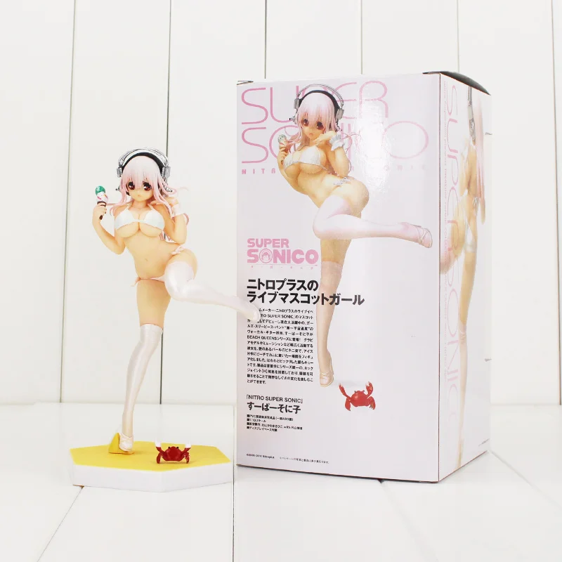 

Super Sonic Swimsuit PVC Anime Figure Bikini Girl Action Figure Collection Toy