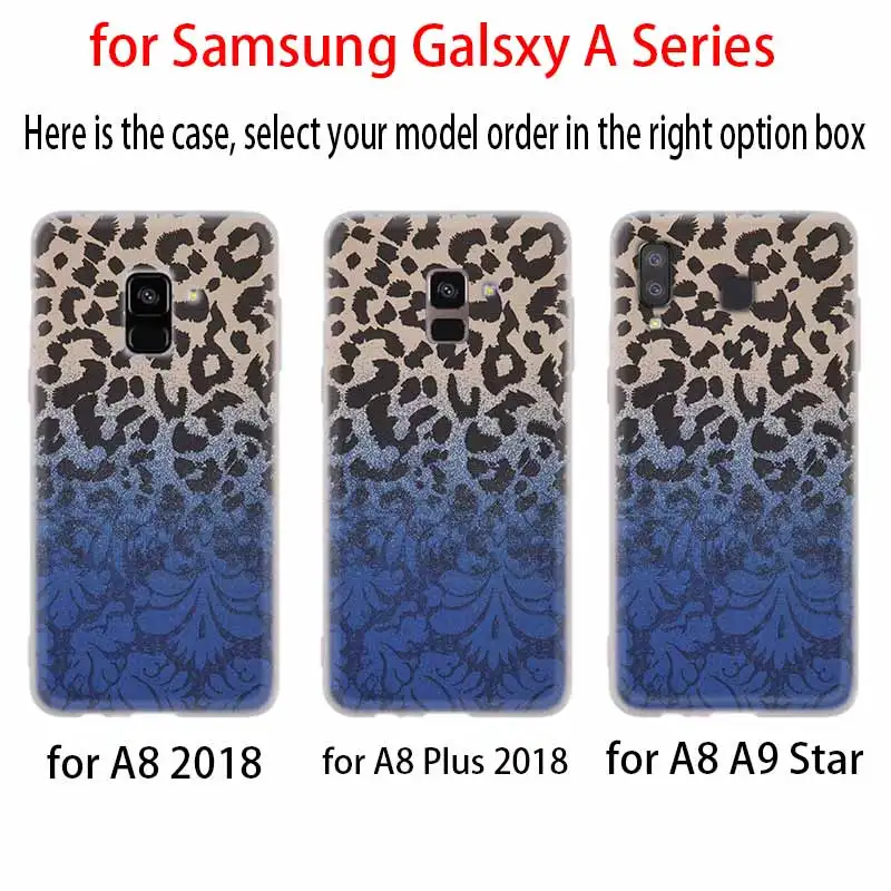 Силиконовый чехол для Samsung Galaxy A6 A8 A9 A7 A5 A3 Plus 2018 2017 2016 2015 A71 бесшовный Блестящий