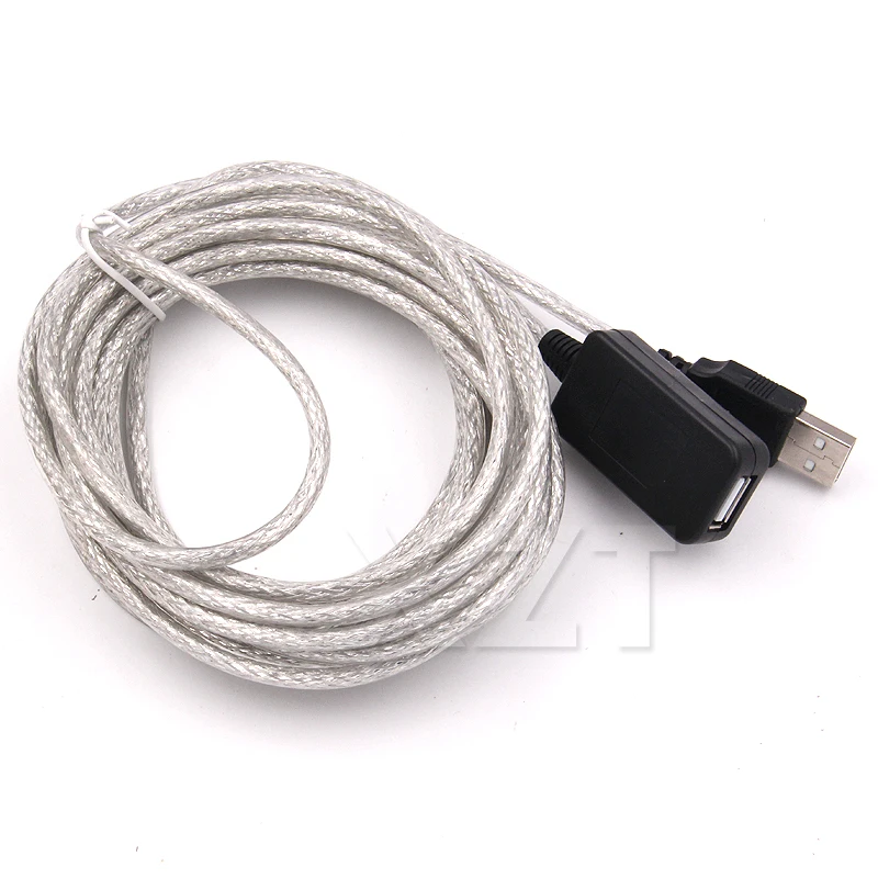 

2017 Newest Arrival 5 meters USB 2.0 Male to Female Cable Active Repeater USB Extension Extender Cable Adapter