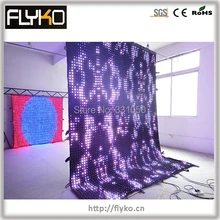 Alibaba рекламные продукты led видео занавес фон