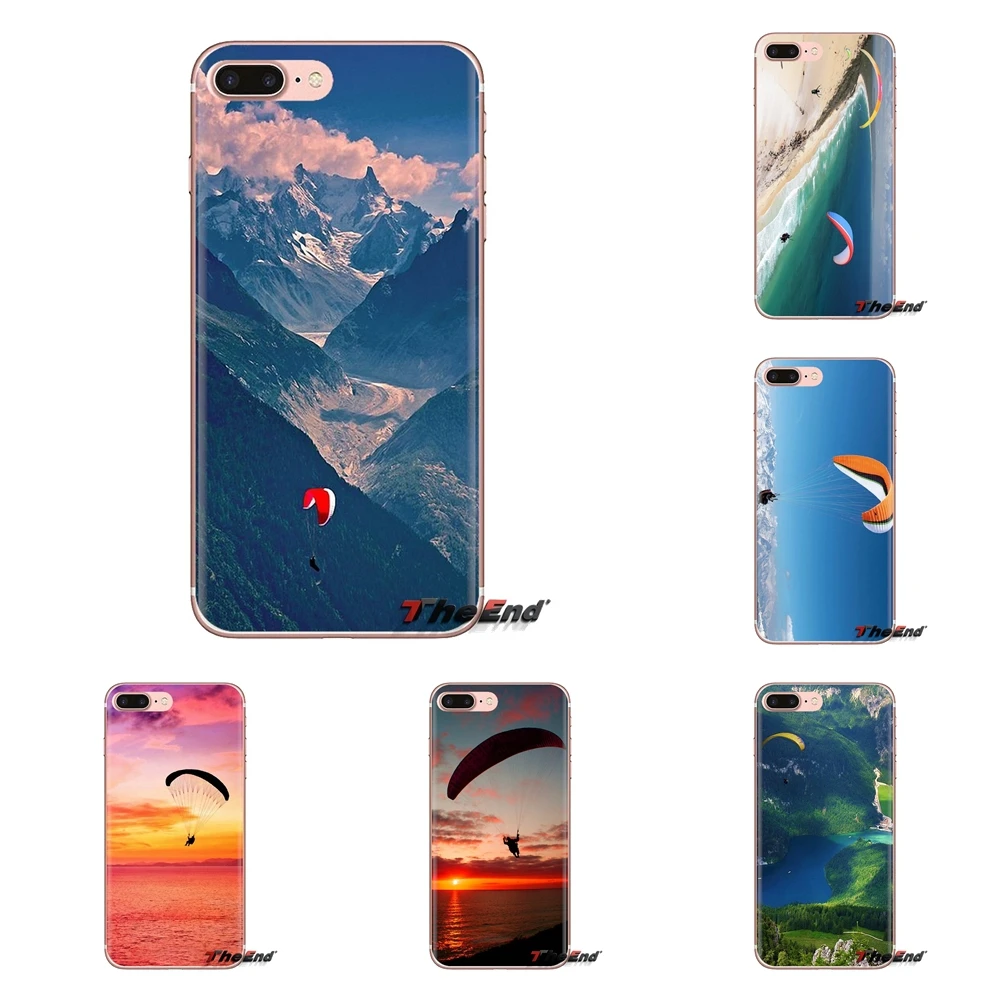 Ультратонкий чехол для Samsung Galaxy S3 S4 S5 Mini S6 S7 Edge S8 S9 S10 Plus Note 3 4 5 8 9 Paraglide Sports Paragliders