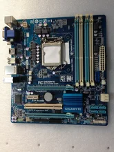 Free shipping original motherboard for Gigabyte H77M-D3H LGA1155 VGA DVI HDMI solid-state integrated graphics