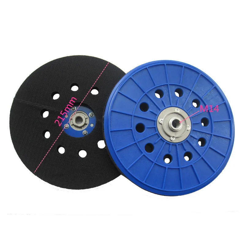 hook-and-loop-10-hole-8-210mm-Backup-Pad-with-14mm-thread-and-replacement-for-sander