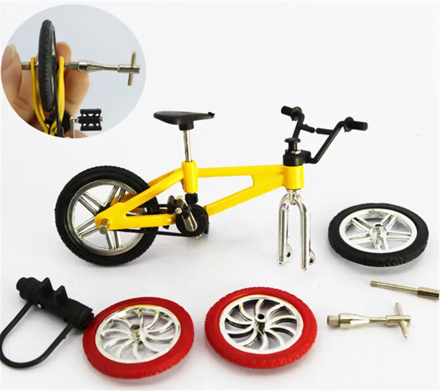 Сплав съемные пальчиковые велосипеды BMX игрушки мини Пальчиковый bmx детские