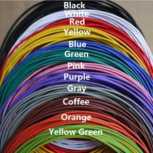 24AWG ПВХ изолированный луженый медный провод экологические электронные провода внутренняя проводка UL1007-10 метров