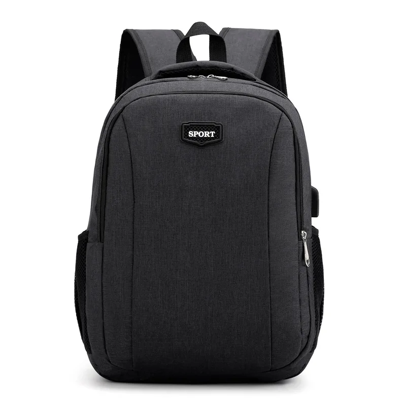

2019 Men's External USB Charge Backpack Male Laptop Backpack Teenager School Bags For Teenagers sac a dos casual travel bag