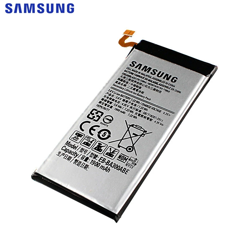 Samung аккумулятор EB-BA300ABE для SAMSUNG GALAXY A3009 A300X A3 A3000 1900 мАч батарея мобильного телефона