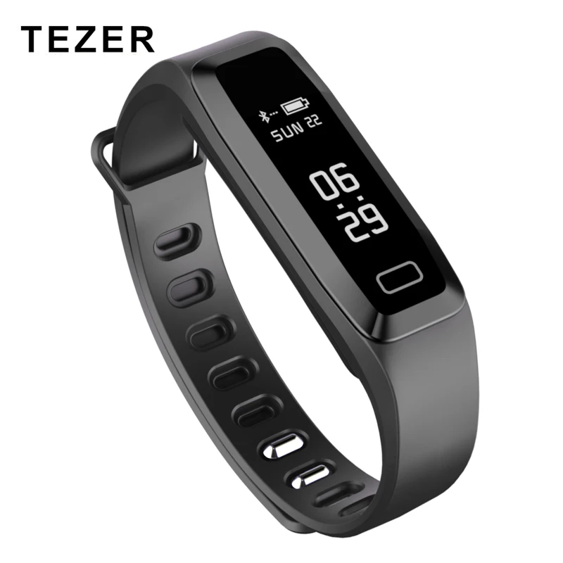 TEZER R6PRO Fitness bracelets Watch Heart rate Blood Pressure Oxygen Oximeter Sport wrist band Watch intelligent