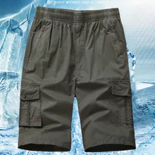 Мужские военные карго шорты, брендовые Новые камуфляжные тактические шорты, мужские хлопковые свободные рабочие повседневные шорты размера плюс# G30