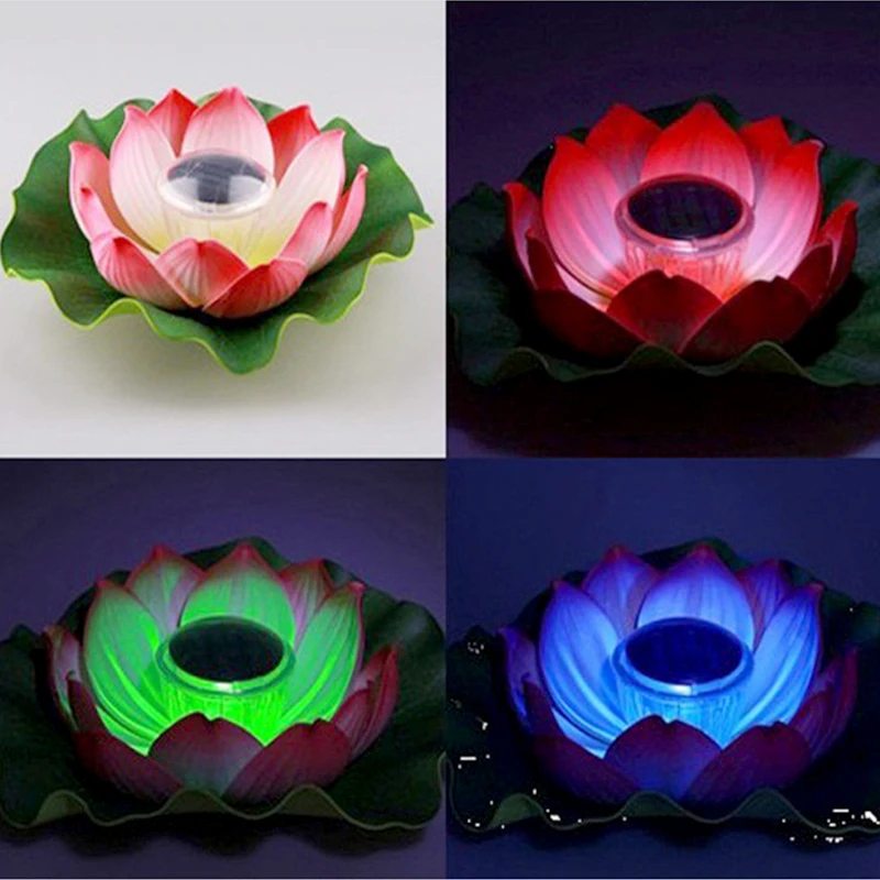 Фонарь с питанием от солнечной батареи разноцветный фонарь RGB уличный плавающий