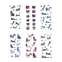 6 pcs/pack Beautiful starry cat student Stickers Set Decorative Stationery Stickers Scrapbooking DIY Diary Album Stick Label 6 pcs/pack Beautiful starry cat student Stickers Set Decorative Stationery Stickers Scrapbooking DIY Diary Album Stick Label