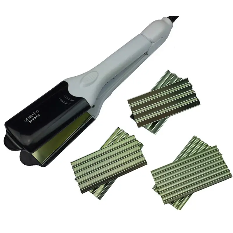 Plancha de pelo 4 en 1 de TOHUAN, onduladora de hierro corrugado, 100 240  V, planchas planas de planchar, rizador de pelo, herramientas de peinado de  hierro|flat irons|corrugated hairstyling tools - AliExpress