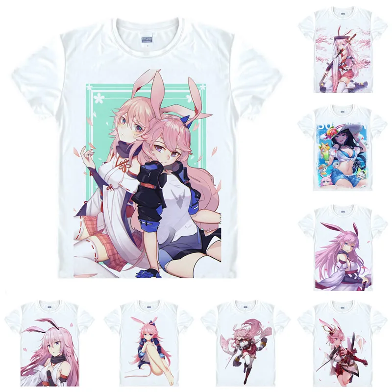 Мужская футболка Coolprint Honkai Impact 3rd Yae Sakura no Повседневная премиум класса с принтом