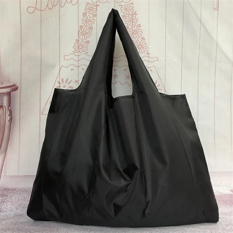 Magic style Nylon Large Tote ECO Reusable Polyester Portable Shoulder Handbag Cartoon Green Folding Pouch Shopping Bag Foldable Magic style Nylon Large Tote ECO Reusable Polyester Portable Shoulder Handbag Cartoon Green Folding Pouch Shopping Bag Foldable