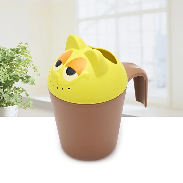 Cartoon Baby Shampoo Cup Shower Water Spoon Infant Bathing Ladle Children Wash Hair Head Cup Kid Bathing Beach Toy For Baby Care