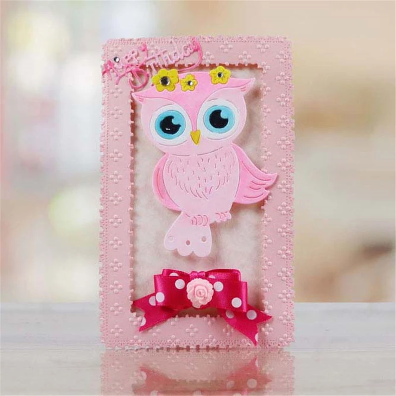 

Naifumodo Owl Animal Craft Dies Metal Cutting Die for Scrapbooking New 2019 Cuts Card Making Embossing DIY