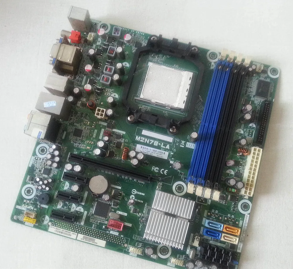 

Applies to For HP M2N78-LA Desktop Motherboard VIOLET-GL8E NP253-69001 504879-001 DDR2 Socket AM2 High Quality