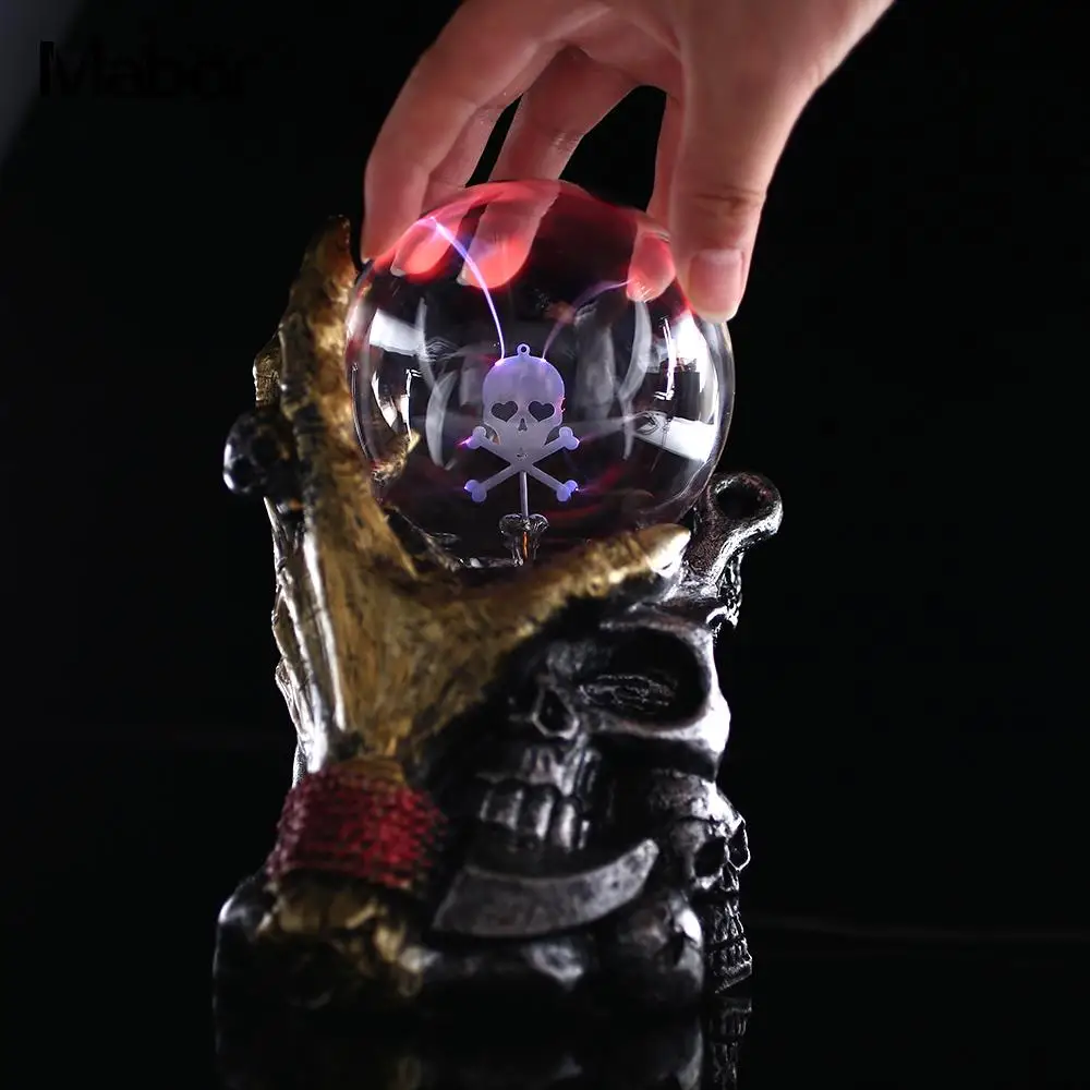 

Halloween Plasma Ball Lightning Magic Crystal Light Night Lamp Magic Crystal Lamp Creative Home Decor Magic Crystal Globe