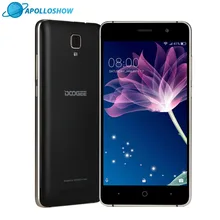 DOOGEE X10 mobile téléphones 5.0 Pouces IPS 8 GB Android6.0 téléphone intelligent Dual SIM MTK6570 1.3 GHz 5.0MP 3360 mAH WCDMA GSM téléphone portable