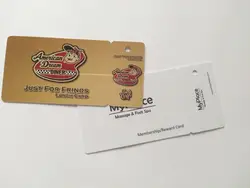 Winfeng 500 шт./лот Пользовательские печати Пластик Членство карты ПВХ комбо-карт с легким выхватить один брелок