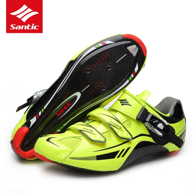 Santic Road Cycling font b Shoes b font PRO Carbon Fiber Road Bike font b Shoes