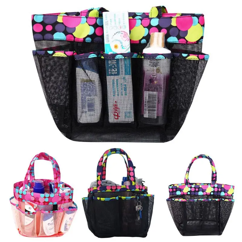 Модная женская Сетчатая Сумка Пляжная Сумка Покупки Бакалея сумка на плечо большой емкости туалетный Органайзер Эко сумки для шоппинга