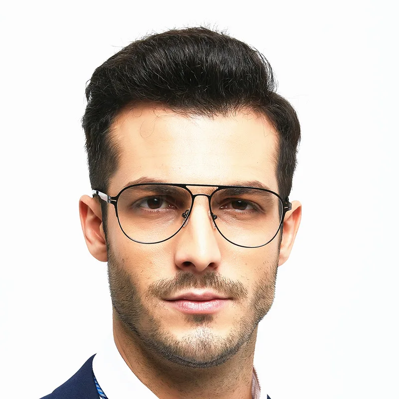 New Men's Eyeglasses Frame Is Light  Alloy  Prescription Glasses  Myopia  Anti Blue Light Computer Glasses  Fashion Designer
