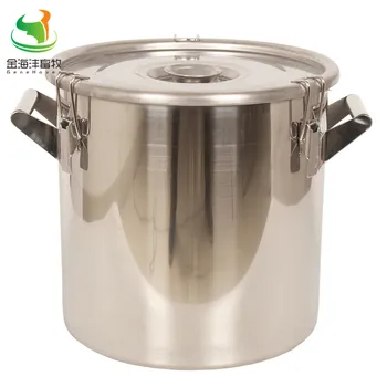 

34 Liter New condition Stainless Steel 316 Material Milk Barrel with Sealing Cover for Milking Machine
