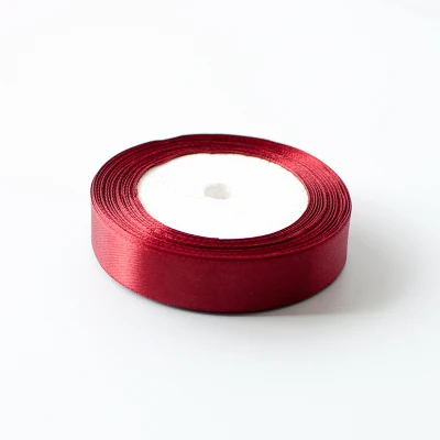1 шт. ручная упаковка шелковой ленты подарочная лента Фестивальная лента аксессуары для упаковки - Цвет: rose red