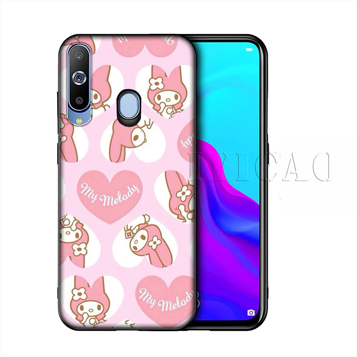 Чехол IYICAO My Melody силиконовый мягкий чехол для Samsung Galaxy A10 A30 A40 A50 A70 M10 M20 M30|Бамперы| |