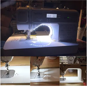 

New Hot Sewing Machine LED Light Strip Lighting kit with Touching Dimmer USB Power Adhesive Tape