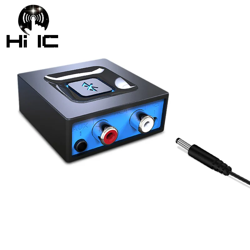 

Bluetooth 4.2 Audio Receiver Wireless Bluetooth Audio Adapter Lossless HiFi Stereo APTX Support AUX+2*RCA Input