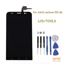 Black 5.5” LCD For Asus Zenfone 2 ZE551ML LCD Display + Touch Screen with Digitizer Assembly + Tools , Free shipping