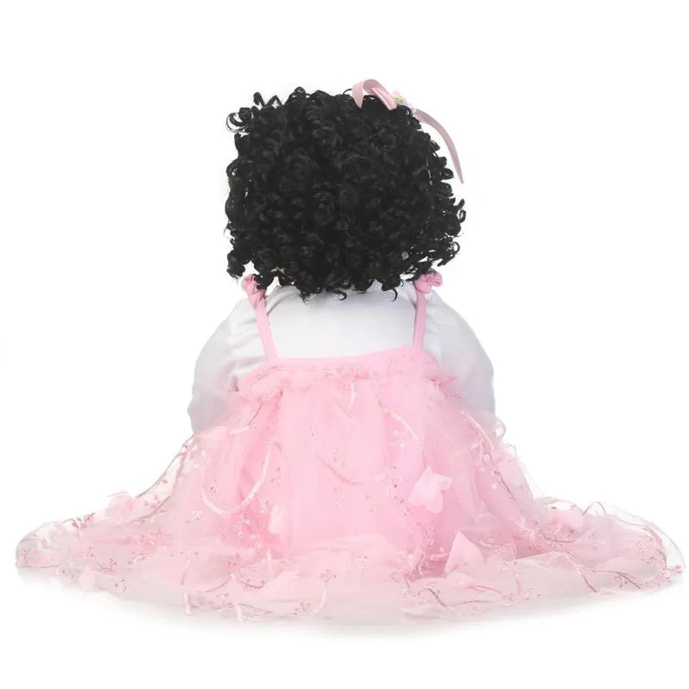 

NPK 55CM/22" Silicone Reborn Baby Dolls Jointed Playmate Princess Children Birthday Gift S7JN