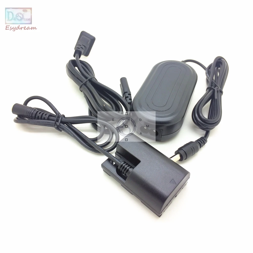 Camera AC Power Adapter + Dummy Battery Kit for Canon 7D 5D Mark II III